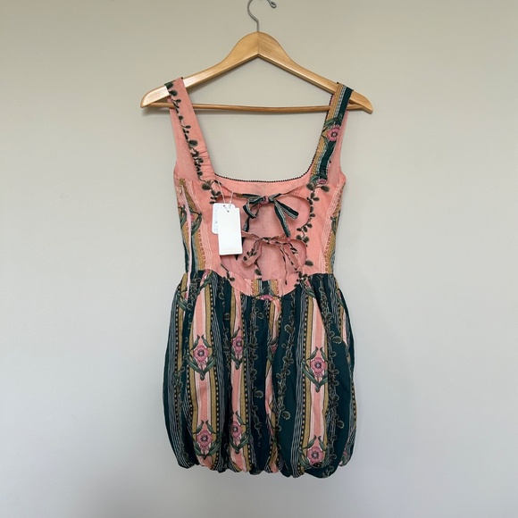 Agua Bendita Mika Mini Dress in Multicolor - Picture 8 of 12